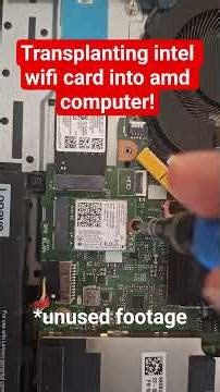Transplanting intel wifi card into amd computer. #linux #intel #wifi ‪@UFDTech‬ ‪@ZipTieTuning‬