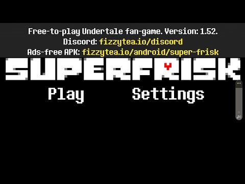 Super Frisk: NO WAY AN UNDERTALE FANGAME THAT IS A PLATFORMER OH MY GOSH (PART 1)