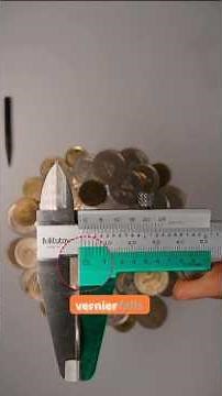 How to Read a Vernier Caliper in 1 Minute! 📏 | Pahlavi Coin 🇮🇷 Thickness Measured 1.18 mm