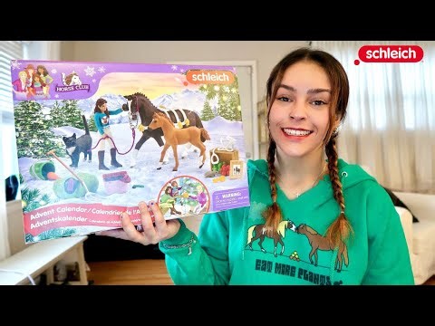 SCHLEICH HORSE CLUB ADVENT CALENDER UNBOXING || Sofia's Winter Surprise 99092