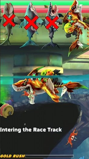 Hungry Shark World Gameplay: Shark vs. Robot Shark King #new #shorts