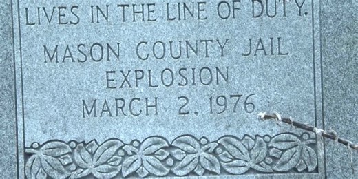 Mason County jail bombing 50th anniversary: Community gathers to remember victims