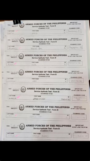 ATTENTION MGA APLIKANTE! 📢 Sa lahat po ng mga nagpadala ng claim stub para makuha ang inyong Individual Result Form (IRF) — 👉 please PM me para ma-send ko sa inyo ang picture ng IRF. 📌 Maaari ninyo itong gamitin kung kayo ay interesado mag-apply sa Candidate Soldier Course (CSC) at magamit sa online registration. Huwag palampasin ang pagkakataon na makapaglingkod sa bayan. PM lang po agad. #AFP #AFPSAT #IRF #CandidateSoldierCourse #CSCApplicant #PhilippineArmy #ArmyAspirant #ServeThePeople #O