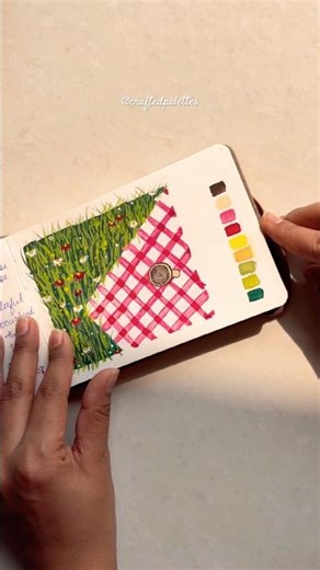 ✨Art Journal flip with me | Gouache paintings and illustrations | Easy and quick ♥️
