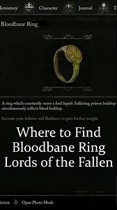 Where to Find Poison & Bleed Ring Lords of the Fallen #gaming #lordsofthefallen2023 #soulslike