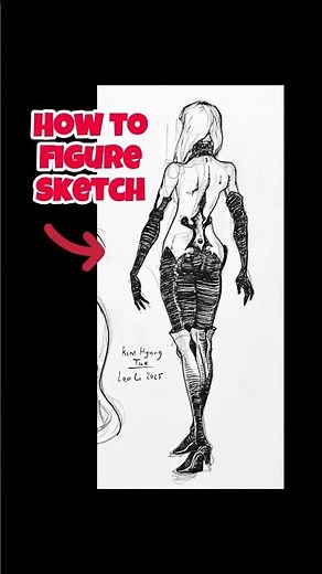 Figure drawing 101 tutorial for quick reference if you’re learning how to draw people #drawingskill