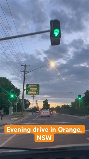 Evening drive in Orange, New South Wales #viral #shorts #viralvideo