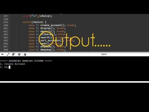 Building a Bank Account Management System in C using Data Structures 💻🏦 | Mini Project