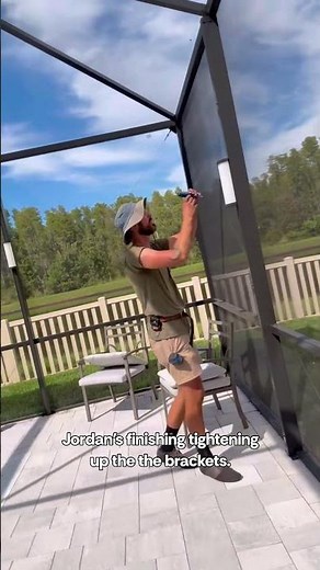 Luxury Pool Cage Lighting Premium Outdoor Sconce Installations by Grounded Lighting Tampa