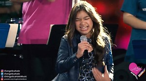 Performing 🎶Get On Your Feet🎶 with a live brass band is just EPIC!! Gloria Estefan, I hope I did you proud 💖😉 | Angelica Hale