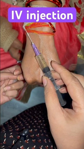 Intravenous injection how to inject IV INJECTION