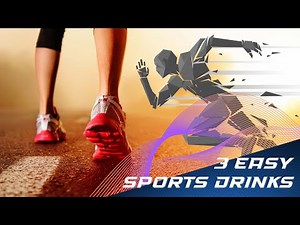 Homemade Sports Drink | Isotonic Sports Drink | Natural Electrolyte Drink Recipe
