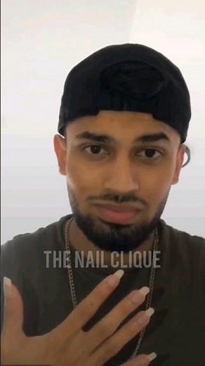 Handsome man w/Long nails