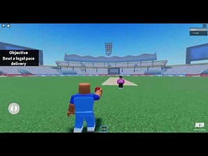 Playing RCC cricket remastered roblox