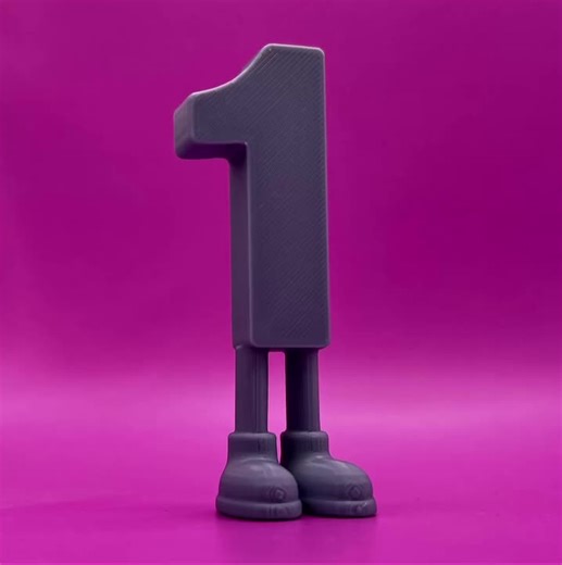 🆓 3D Digits with Legs Support Free Number Models 0-9 • STL and 3MF files ➡️ Download 3D print model: https://cults3d.com/:3209510 💡 Designed by @at3dprint