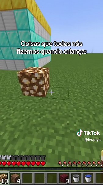 Bons tempos….#gameplay #minecraft #satisfying #minecraftmemes
