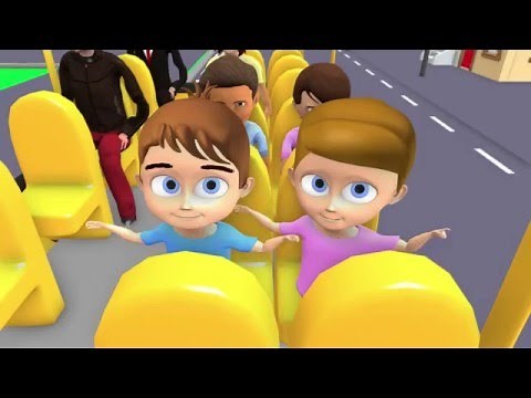 Hjulene på bussen - Barnesang for barn og de minste Tinyschool Norsk