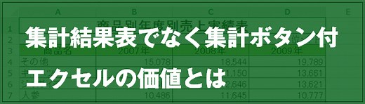 [EXCEL] ワンボタンで集計できるスライサーの使い方｜EXCEL屋（エクセルや）