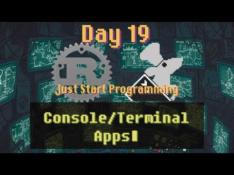 Creating Console/Terminal Apps using Rust Programming + Ratatui - day19