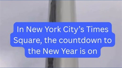 New Year's Eve ball drop test in Times Square