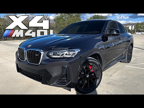 2022 BMW X4 M40i Facelift Walkaround Review + Exhaust Sound & Launch