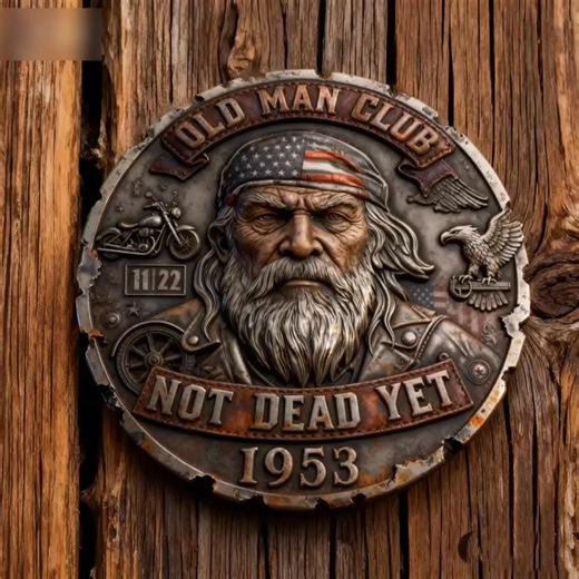 🔥 The Legend Lives On — The Old Man Club 🇺🇸💀 This collection honors the toughest men America ever raised — the old rebels who took every hit life threw at them… and are still kicking. Scarred but unbroken. Tired but undefeated. A living symbol of grit, loyalty, and pure American backbone. These coins aren’t just collectibles — they’re a salute to every man who refuses to fade away. 👉 Own the Old Man Club Tribute — Honor the Grit. #OldManClub #StillKicking #NotDeadYet #AmericanGrit #BikerSpi