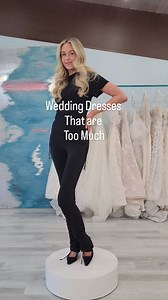 2.9K reactions · 27 shares | Forever living for a wedding dress that is too much! Which voluminous ballgown wedding dress is your favorite? #weddingdressshopping #weddingdress #dovecameron | Alta Moda Bridal | Facebook