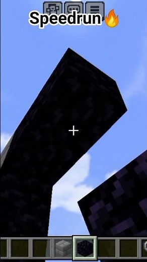 Fastest nether portal build - Mcpe 🔥#shorts