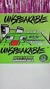 2.6K views · 31 reactions | [AD]  #asmr Unboxing Unpspeakable Mystery Surprose Box✨️Free Redeem Code! It has 13 cool mystery surprises like: Mystery Plush. Mystery Figure, Tiny Car, Poster, Stickers, a funny Exclusive Snapshot and more ... Available at Walmart from October 1st!  Thank you Bonkers Toys @unspeakable  #unspeakable #unspeakabletoys #plushie #toyunboxings #toystagram #toy #challange | Tanjastoysreview | Facebook