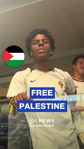 🇵🇸 IShowSpeed says “Free Palestine” during Portugal-Spain match at World Cup