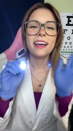 ASMR Eye Exam but EVERYTHING'S WRONG #shorts medical exam doctor Roleplay Orbital Examination