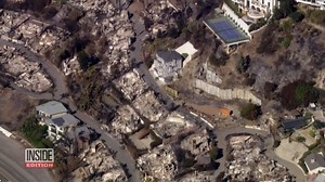 The fear of mudslides is gripping fire-devastated Los Angeles. Officials warn that if your house survived the fires, but there's a slope nearby, you could be in danger. Now, some California homeowners are using tarps and sandbags to protect their houses from the risk of collapsing due to a possible mudslide. | Inside Edition