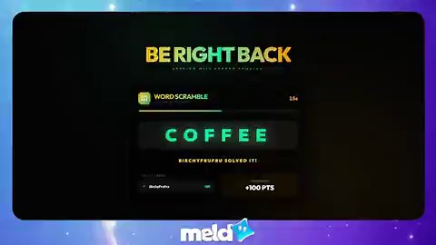 Do streamers use BRB scenes? 👀3 more days…