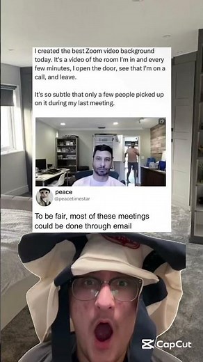 The best zoom background .