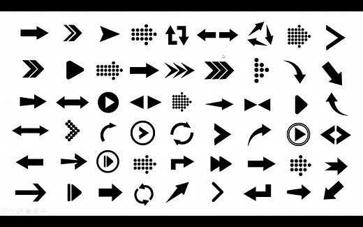 PPT科研绘图-各种箭头的绘制方法