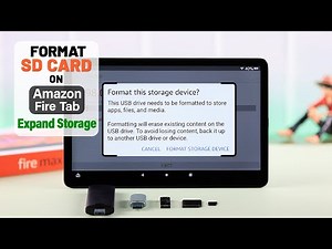 Amazon Fire Tablet: How to Format SD Card!