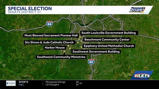 Polling locations for special election to fill Kentucky Senate District 37 seat announced