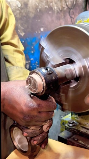 Bush crafting connected rod CR bush sizing #automobile #shortsfeed #how #trending