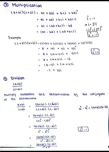 Operations on complex numbers | #class11maths | #chapter1
