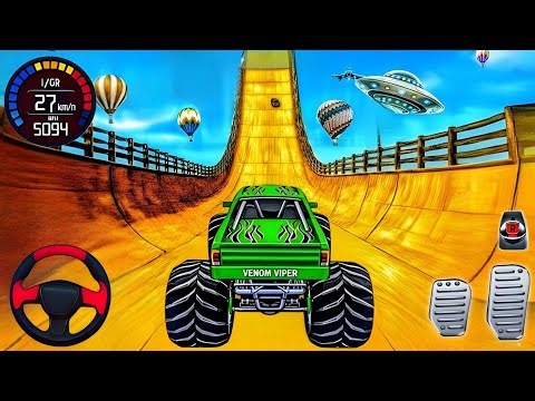 Extreme Monster Truck Racing Stunt Games | Impossible Stunts | Android Gameplay