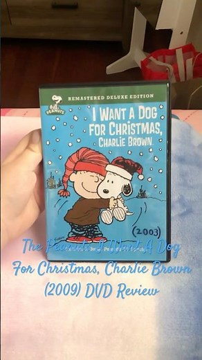 The Peanuts I Want A Dog For Christmas, Charlie Brown (2009) DVD Review #thepeanuts #snoopy 🎄🐶🥳