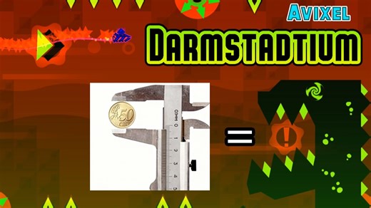 淦霖娘的，谁家游标卡尺成精了？ 几何冲刺 每日关卡 2025.10.20 Darmstadtium