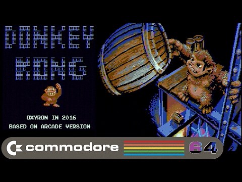 Commodore 64 - Donkey Kong X2016 (Arcade remake)