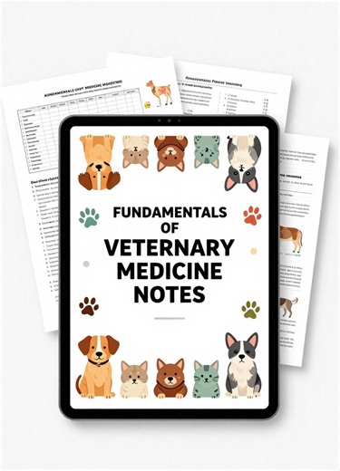 Veterinary Medicine Study Notes PDF | Vet School Guide, Exam Prep (digital Download) - Etsy Canada