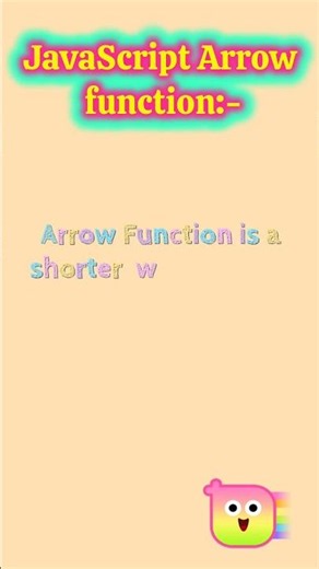 Stop Writing Normal Functions! Use Arrow Functions Instead ⚡ #shorts #tech