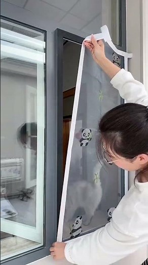 No-drill mosquito screen, Velcro design, simple and convenient