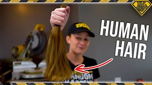 We tested making strong rope from human hair