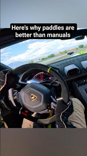 Here's why paddle shifters are better than manuals