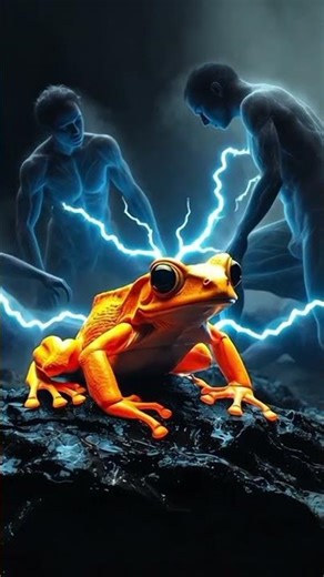 The golden frog #science #explore