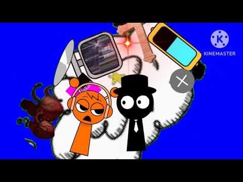 Sprunki fight cloud blue screen